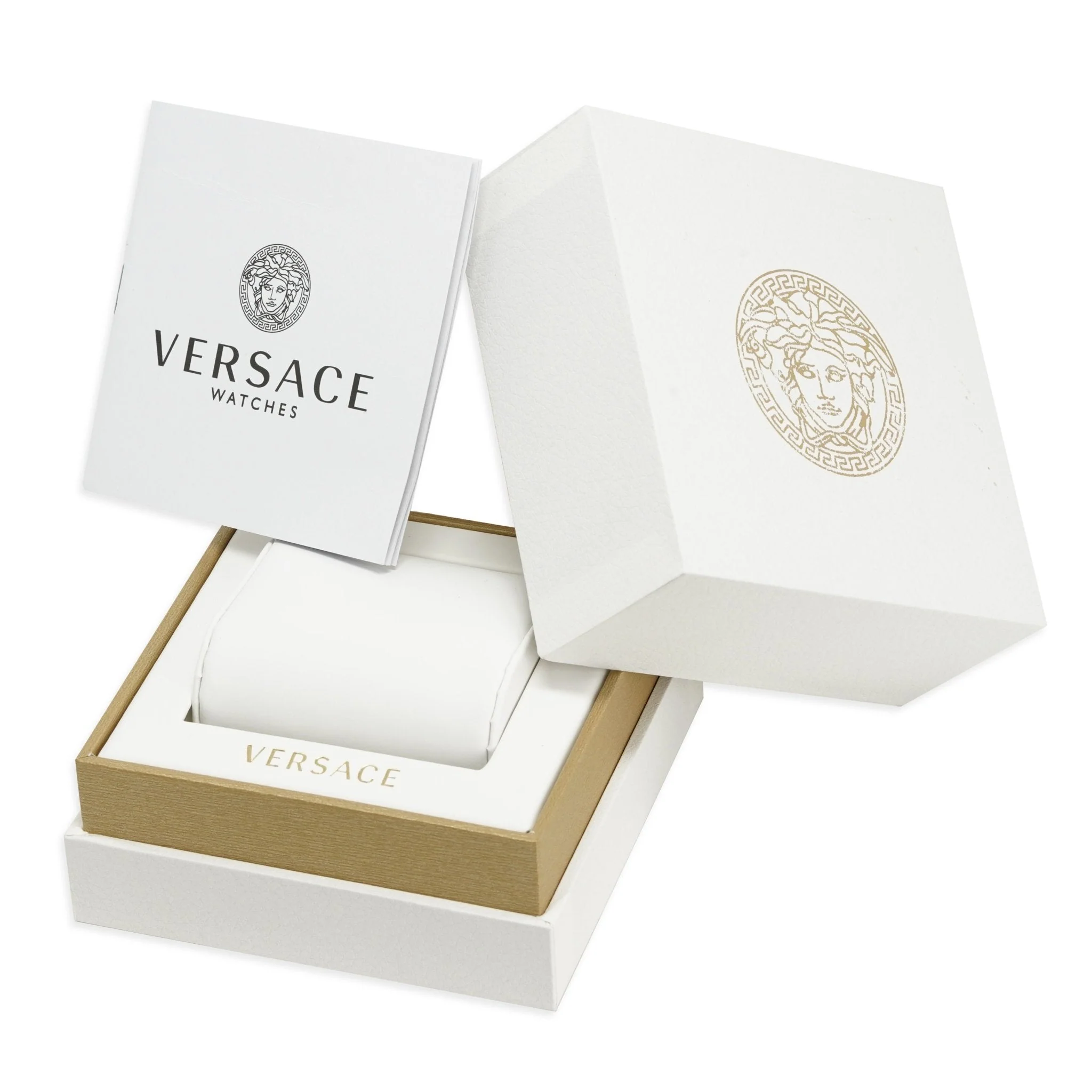 Versace Men's Watch Chain Reaction Gold Black Bracelet - Image 6