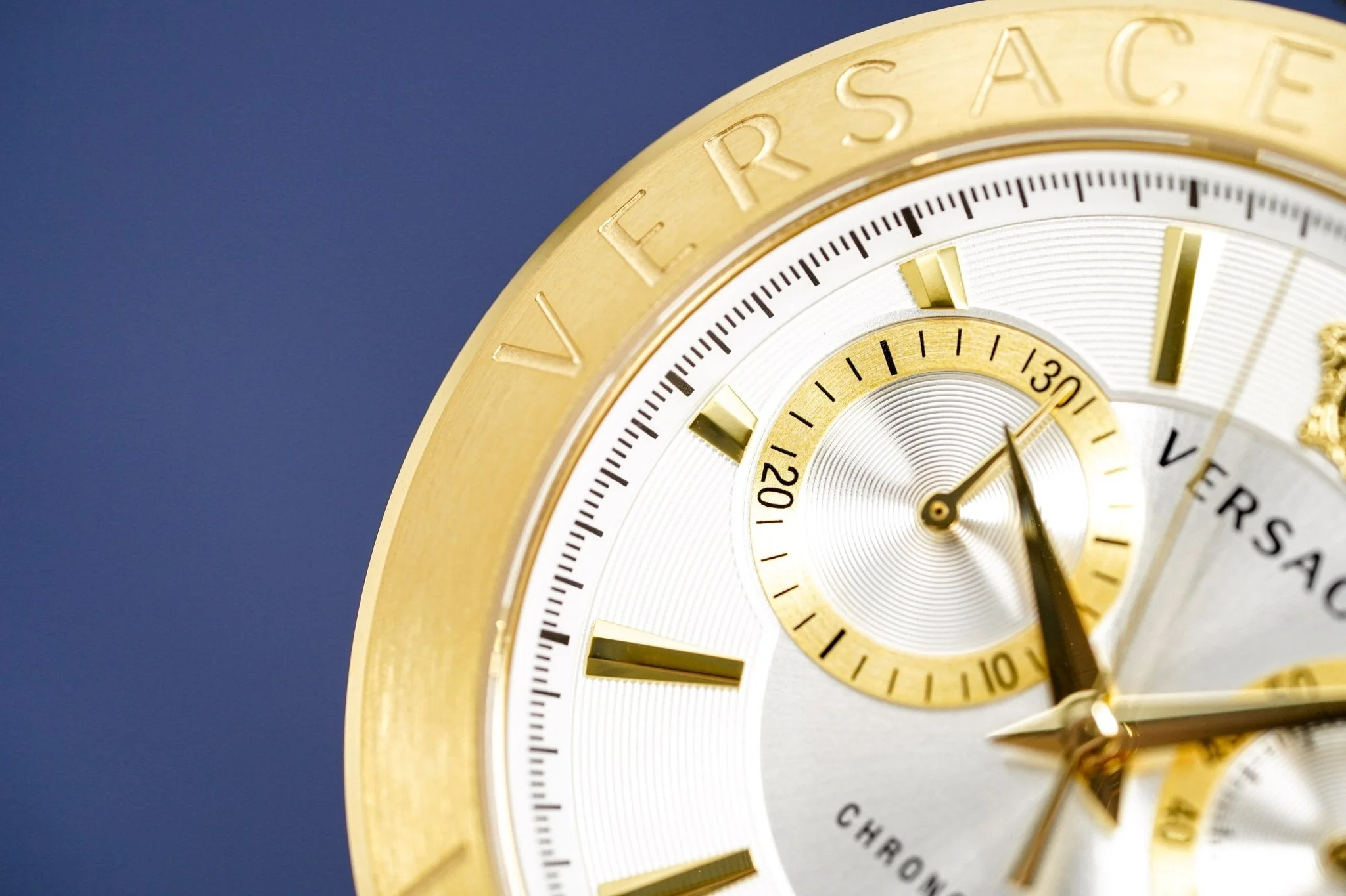 Versace Men's Chronograph Watch Aion Gold - Image 11
