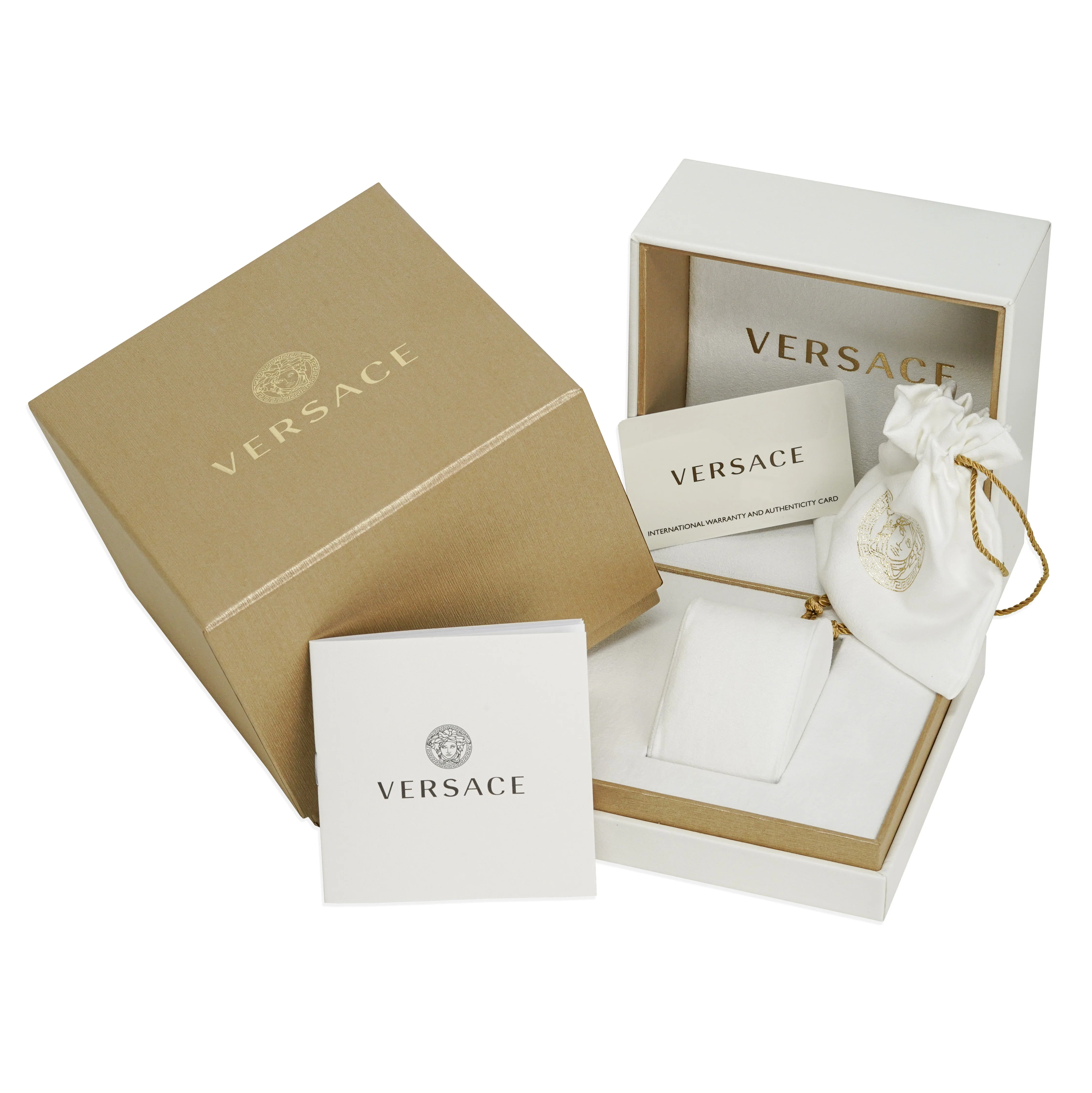 Versace Men's Watch Palazzo Empire Black Two-Tone Bracelet - Image 3