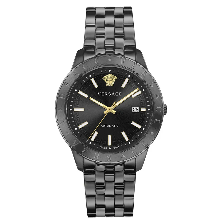 Versace Men's Watch Univers Automatic Black Bracelet