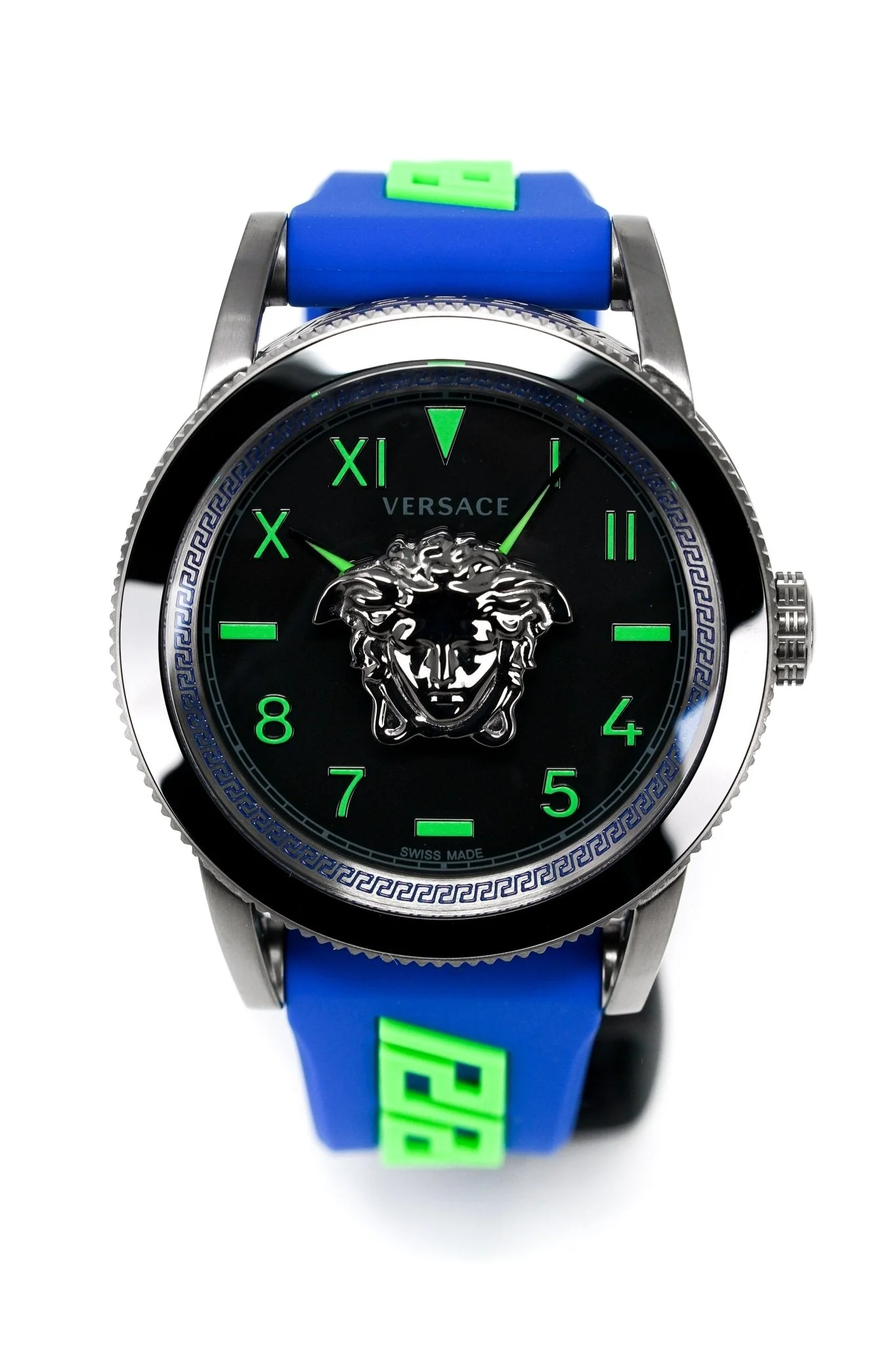 Versace Men's Watch V-Palazzo 43mm Blue - Image 7