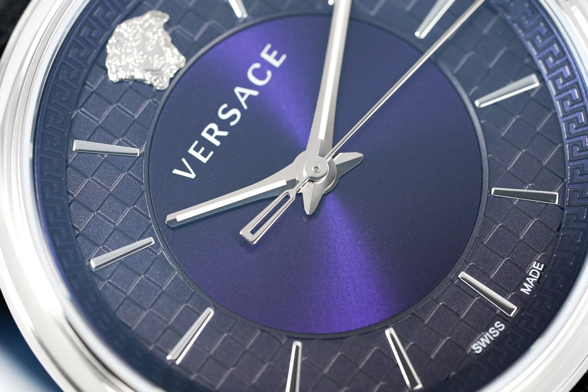 Versace Men's Watch V-Circle Blue - Image 8