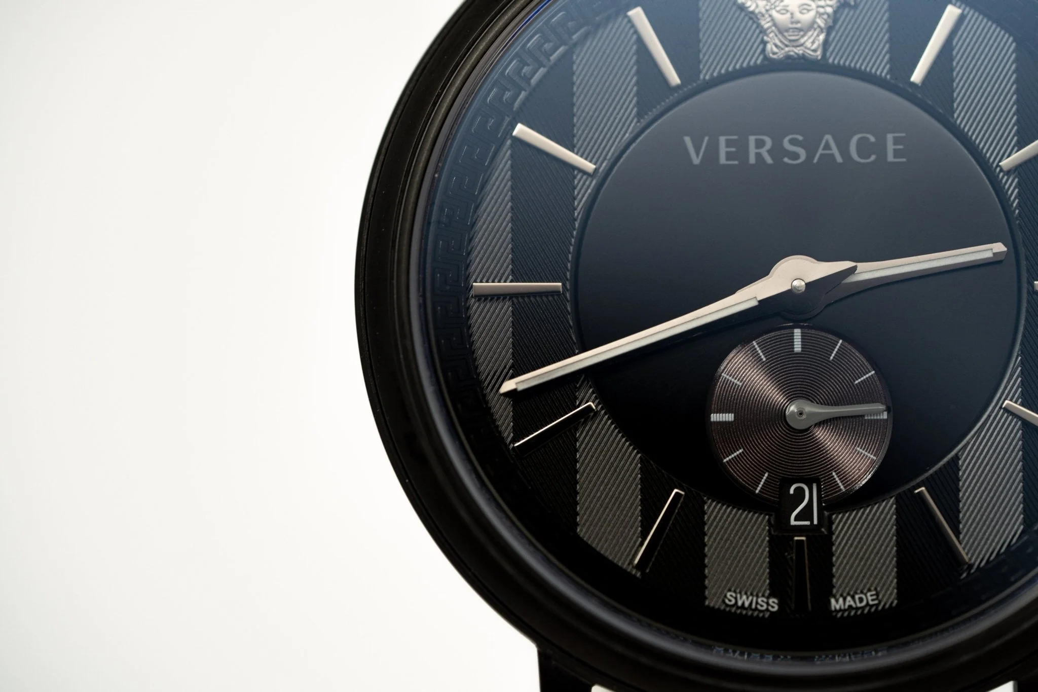 Versace V-Circle Small Seconds IP Black - Image 6