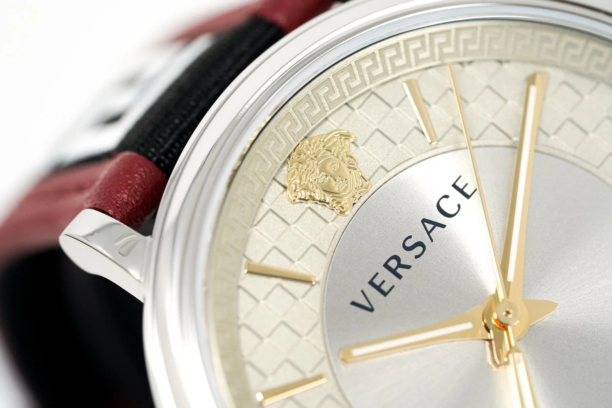 Versace Men's Watch V-Circle Silver Black - Image 3