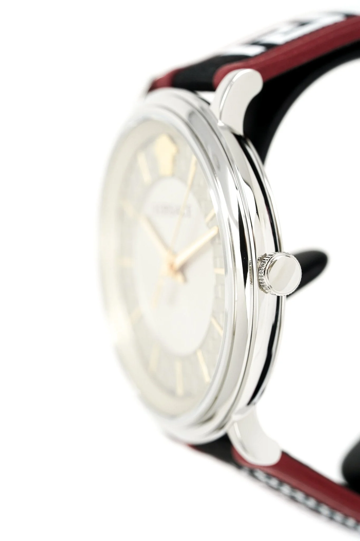 Versace Men's Watch V-Circle Silver Black - Image 4