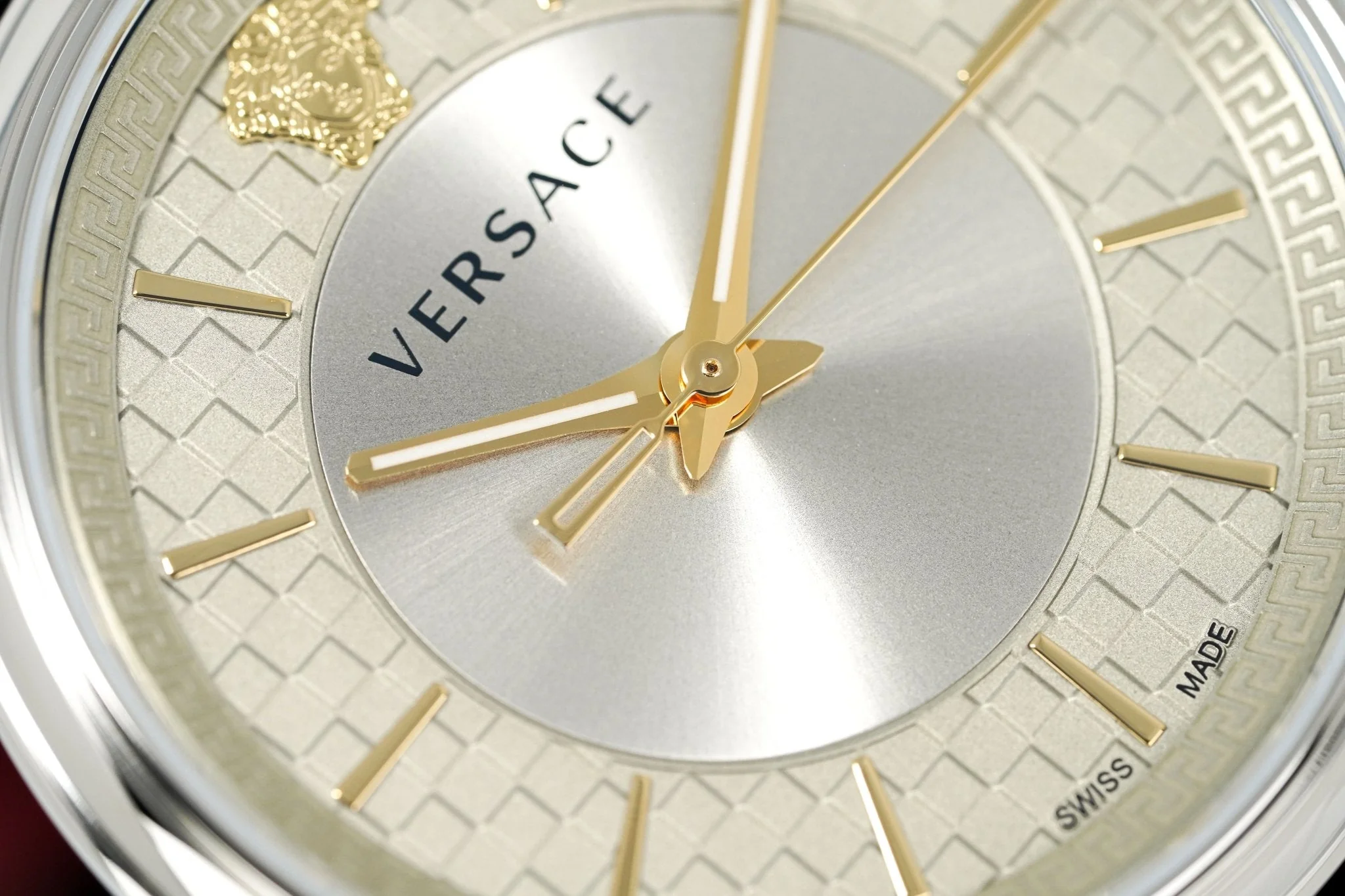 Versace Men's Watch V-Circle Silver Black - Image 8