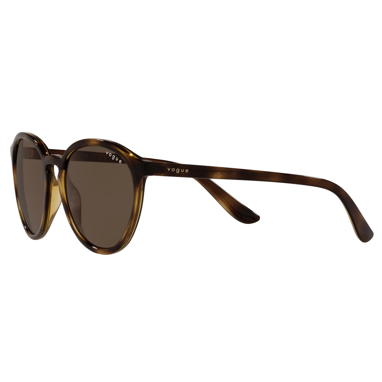 Vogue 0VO5374S W65673 55 (VO13) Ladies Dark Havana Sunglasses - Image 3