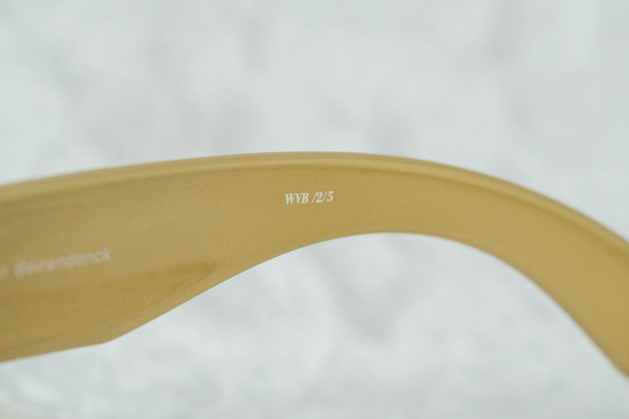 Walter Van Beirendonck Sunglasses Special Gold and Transparent - Image 5