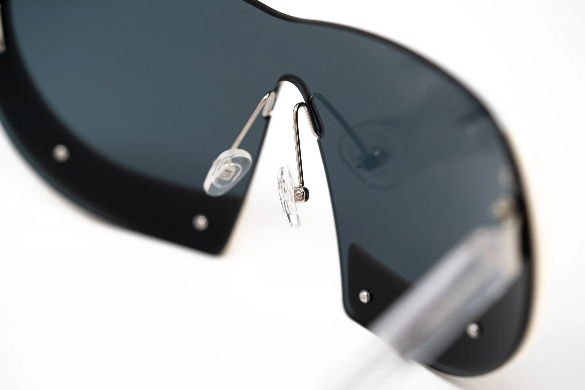 Walter Van Beirendonck Sunglasses Special Shield Clear and Grey - Image 6