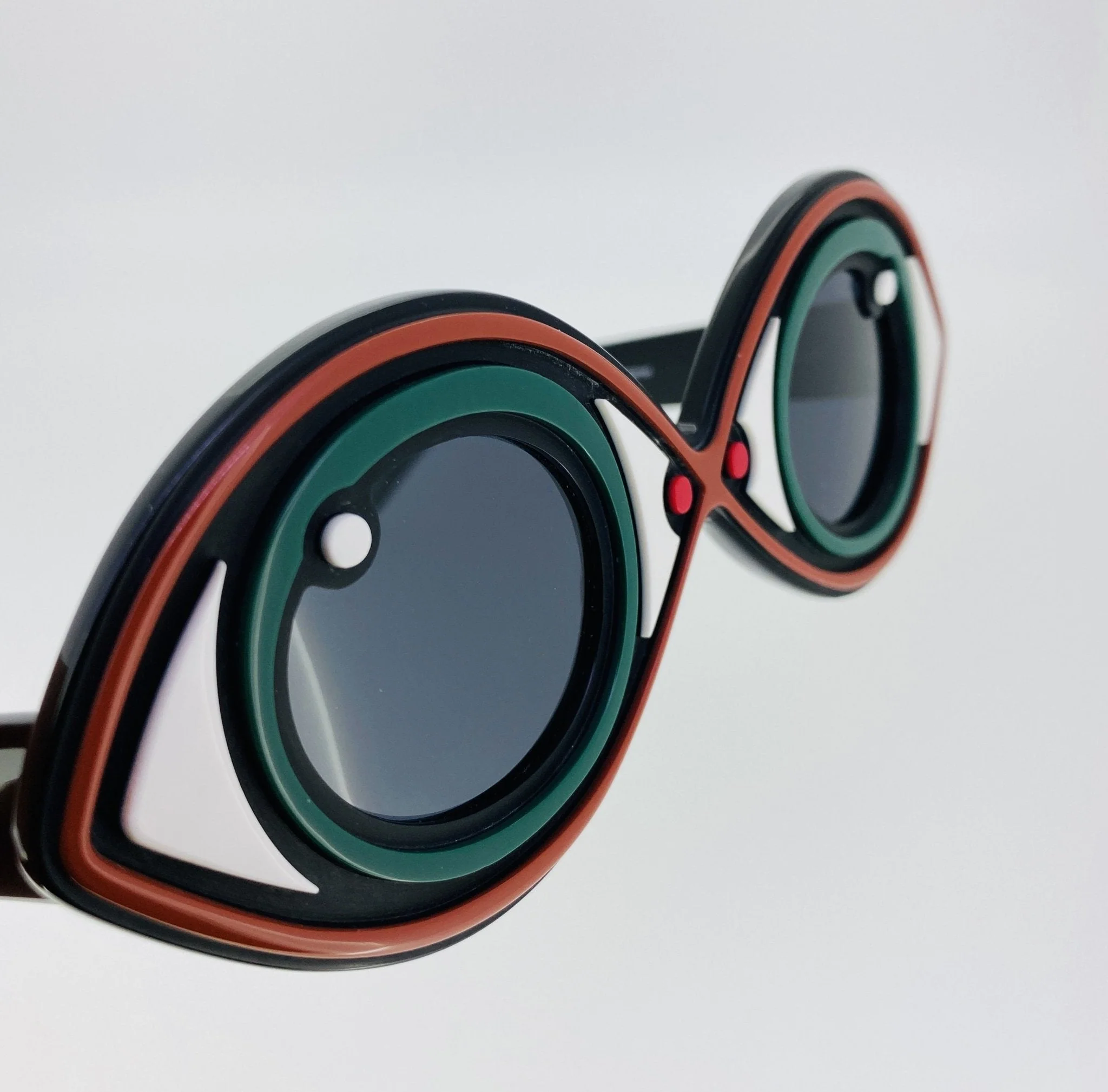 Yaz Bukey Ladies Sunglasses Eye Spy Green and Grey - Image 7