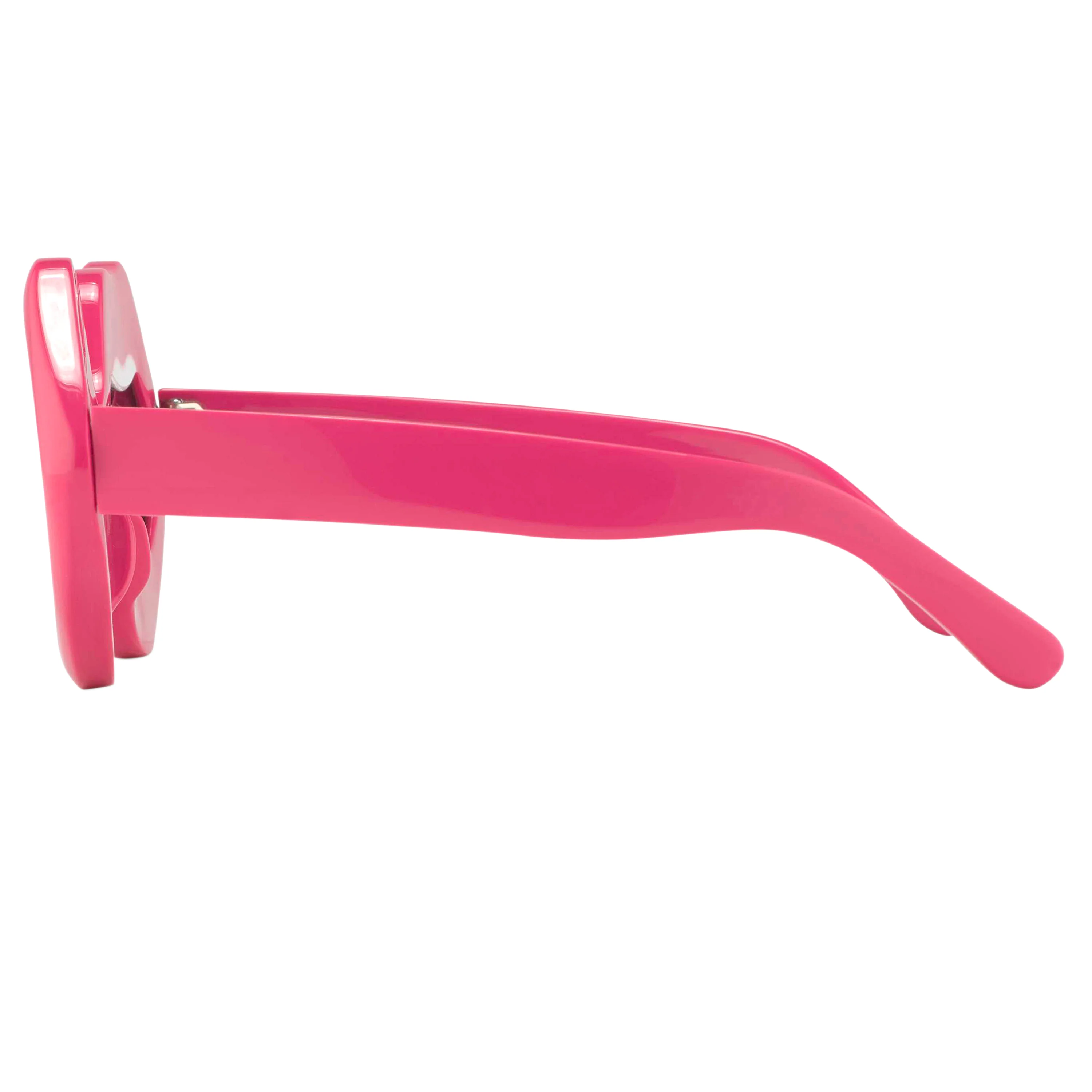 Yaz Bukey x Linda Farrow Pink Grey Sunglasses - Image 3