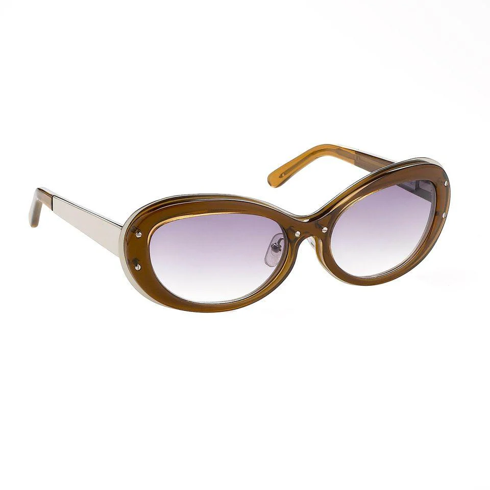 Yohji Yamamoto Sunglasses Cat Eye Brown Frame - Image 3