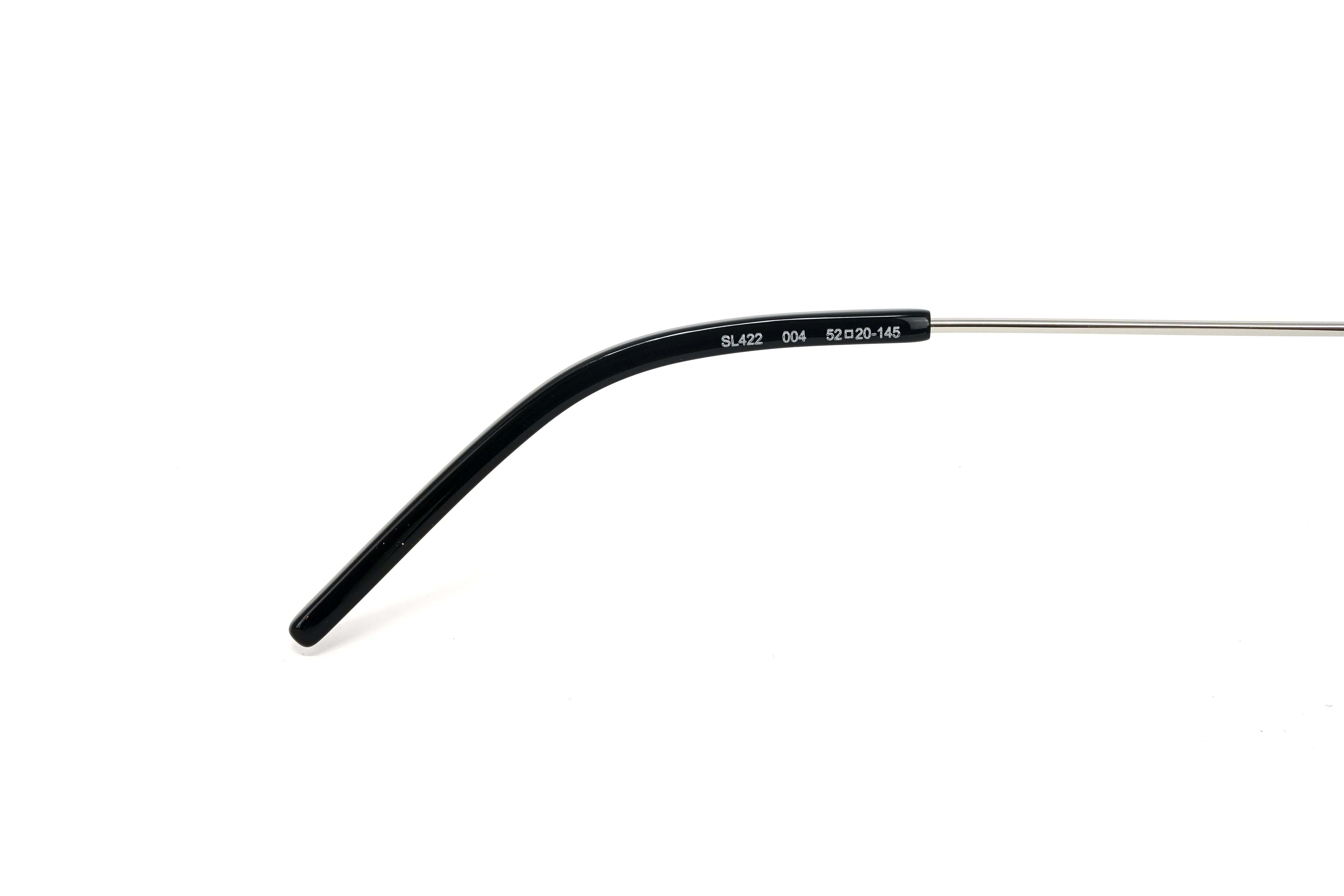 Saint Laurent Men's Sunglasses Irregular Rimless Silver/Green - Image 6